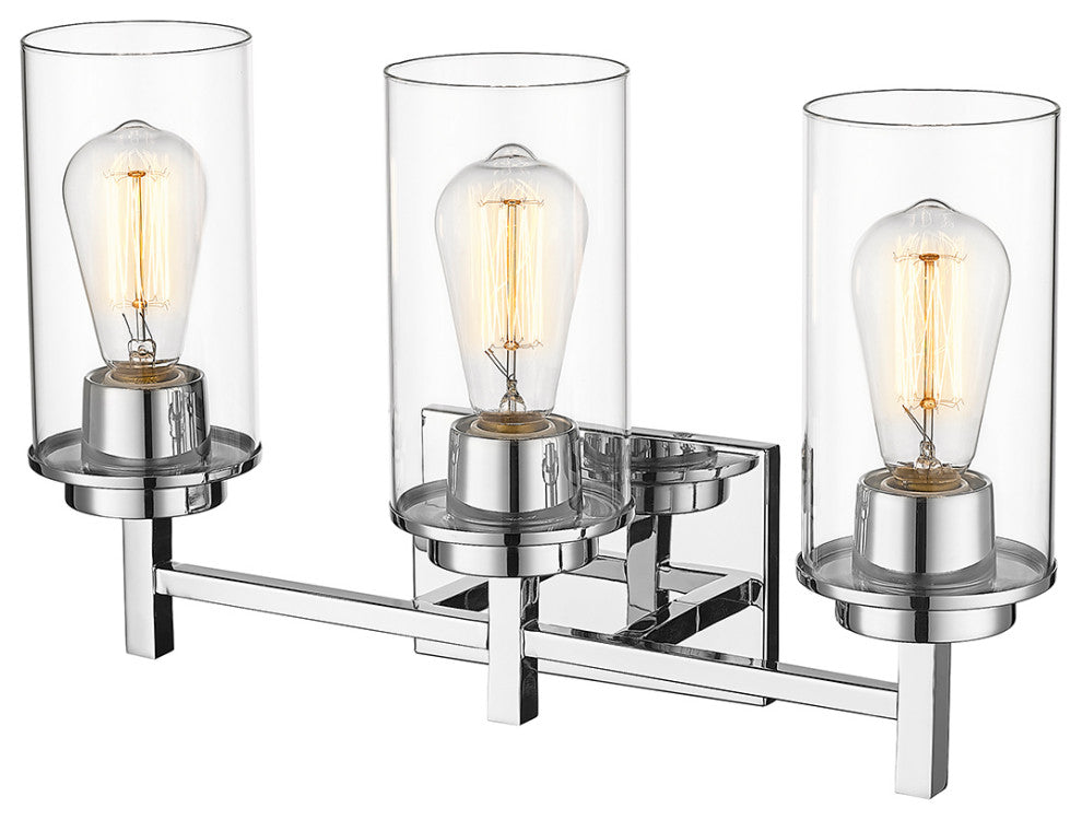 3 Light 19" Chrome Vanity Light