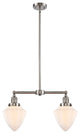 Innovations 209-SN-G661-7-LED 2 Light Island Light, Brushed Satin Nickel