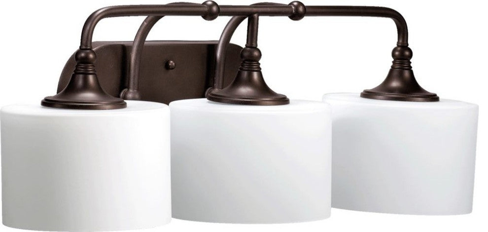 Rockwood 3-Light Vanity Fixture, Oiled Bronze