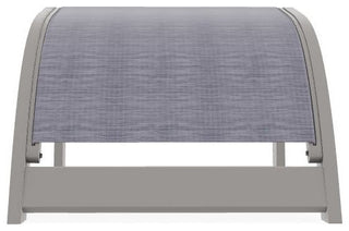 Adirondack Sling Outdoor Ottoman, Brooks/Warm Gray