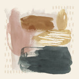 "Ochre Echo IV" Fine Art Giant Canvas Print, 72"x72"