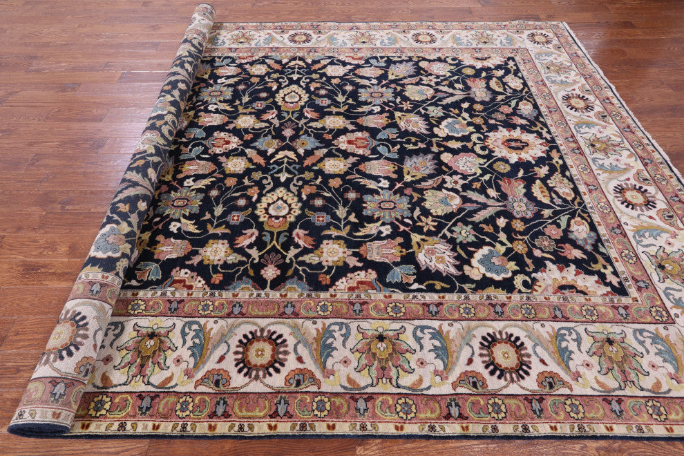 Persian Fine Serapi Hand-Knotted Wool Rug 8' 11" X 12' 1" - Q16030