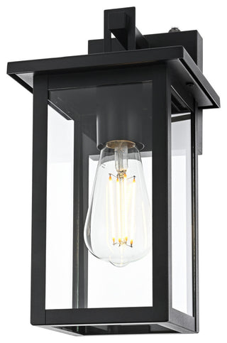 Home Living 6" Outdoor Wall Sconce, Black