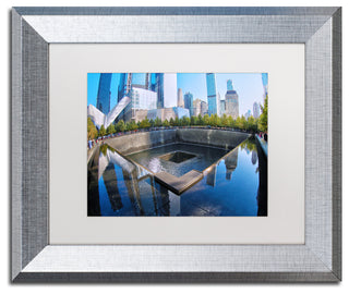 CATeyes '911 Memorial' Matted Framed Art, Silver Frame, White Mat, 14x11