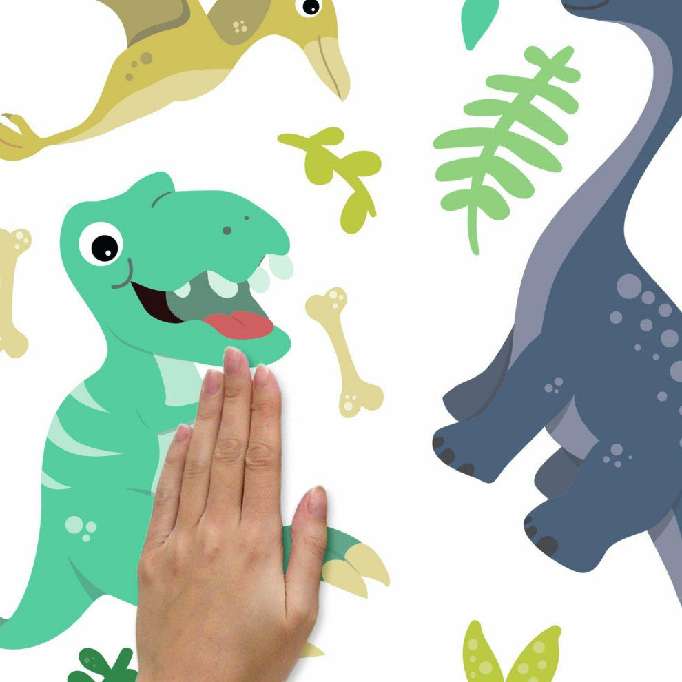 Friendly Dinosaur Peel And Stick Wall Decals