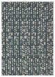 Oriental Weavers Carson Blue/ Ivory Abstract Indoor Area Rug 6'7"X9'2"