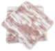 Jacquard Faux Fur Pillow Covers Set of 2, Pink, 26'' x 26''