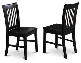 5Pc Kitchen Set 4 Chairs, Butterfly Leaf Small Dining Table, Black