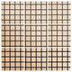 Deny Designs Little Arrow Design Co Monochrome Grid Wood Wall Mural, 4'x4'