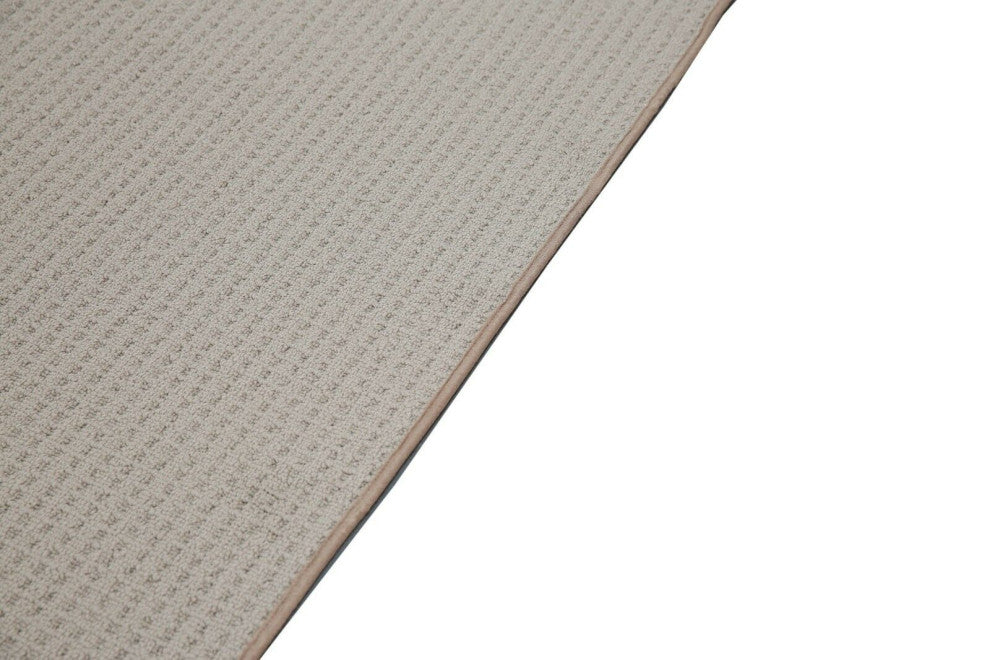 Abstract Contemporary Geometrical Modern Plush - Framed Brown, 5' x 8' Area Rug