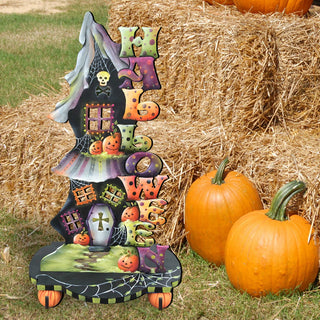 Halloween Candle Holder Free-Standing Garden Decor