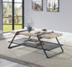 Brantley Coffee Table, Oak and Sandy Gray Finish