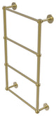 Prestige Skyline 4 Tier 36" Ladder Towel Bar, Dotted Detail, Satin Brass
