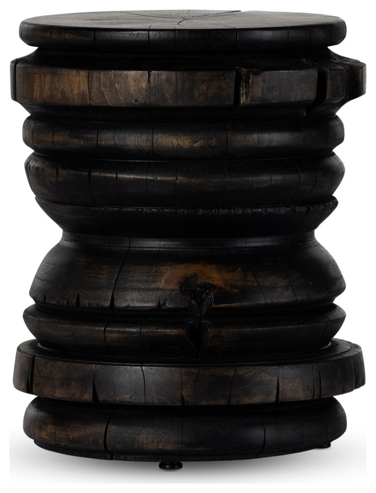 Judah End Table-Rubbed Black