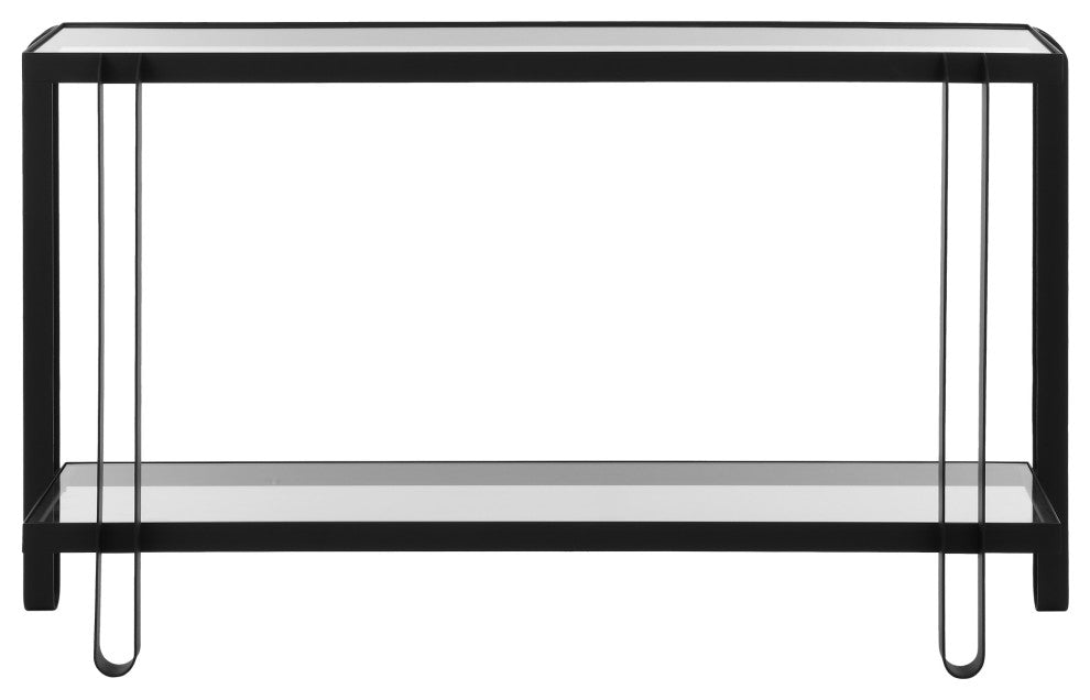 Uttermost Shadow Black Iron Console Table