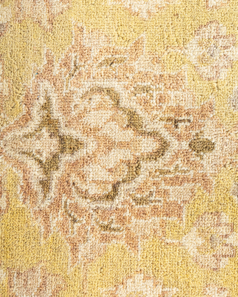 Eclectic, One-of-a-Kind Hand-Knotted Area Rug Green, 8' 2" x 10' 4"