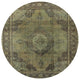 Ahgly Company Indoor Round Mid-Century Modern Area Rugs, 7' Round