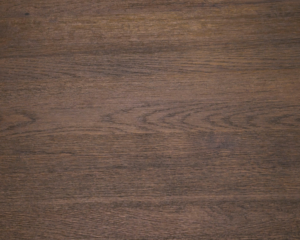 Modrest Melbost Modern Dark Gray Concrete and Walnut Coffee Table