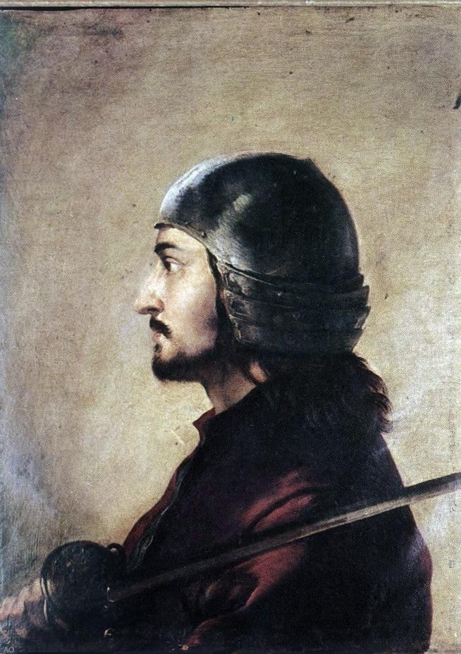 Salvator Rosa Warrior, Gallery Wrapped Canvas Print, 18"x27"