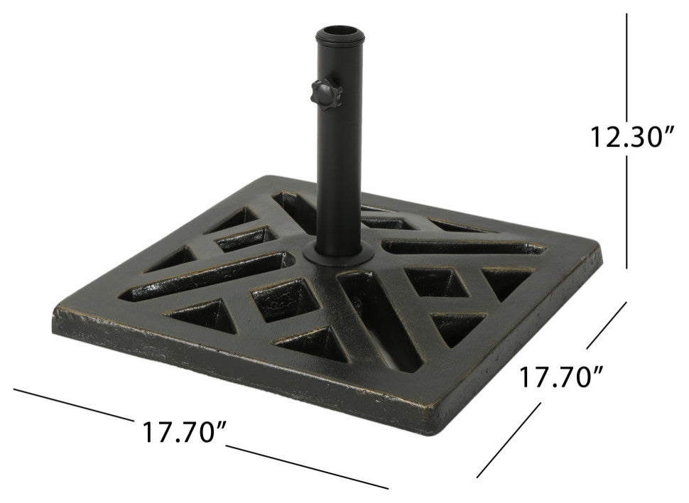 Lisa Outdoor 31 Lbs Concrete Square Umbrella Base