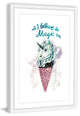 "I Believe in Magic" Framed Painting Print, 20"x30"