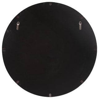Howard Elliott Steele Black Round Mirror