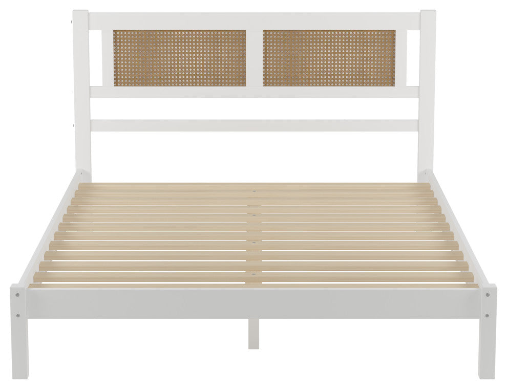 Gewnee Queen Size Wood Platform Bed