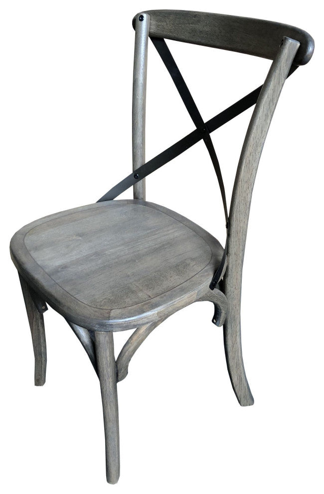 Lana X Back Side Chair - Set of 2 Chair, Old Distress Natural