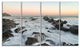 "Bay of Biscay Spain Seashore" Extra Large Wall Art Landscape, 4 Panels, 48"x28"