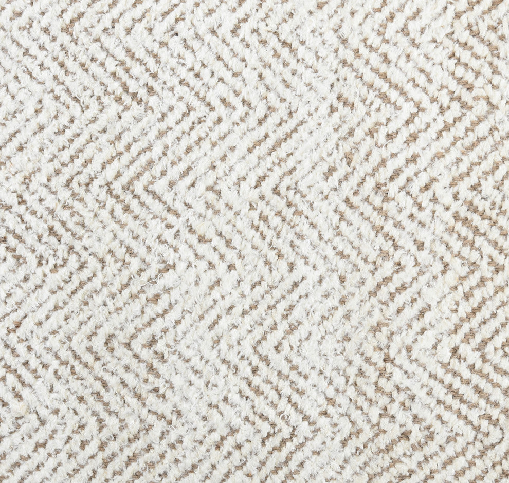 Chevron Hand-woven Jute Area Rug by Kosas Home