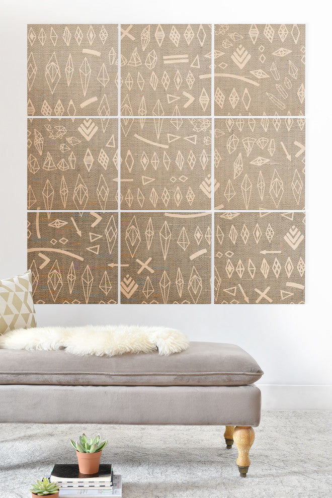 Deny Designs Iveta Abolina White Morning Wood Wall Mural, 3'x3'
