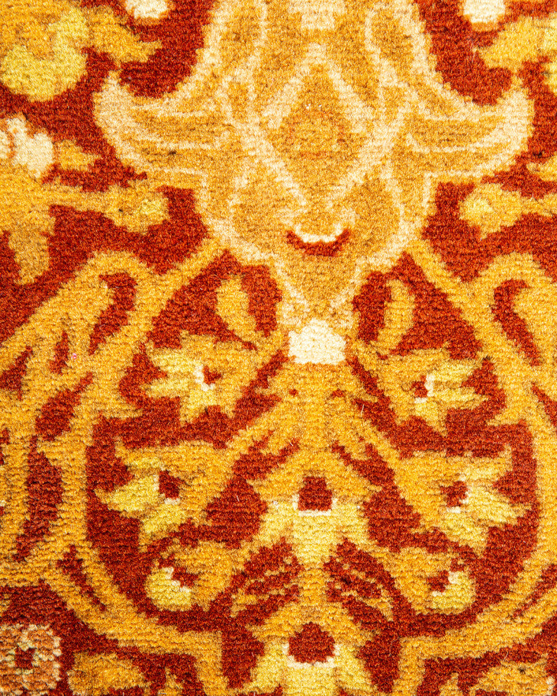 Mogul, One-of-a-Kind Hand-Knotted Area Rug Orange, 8' 3" x 10' 8"