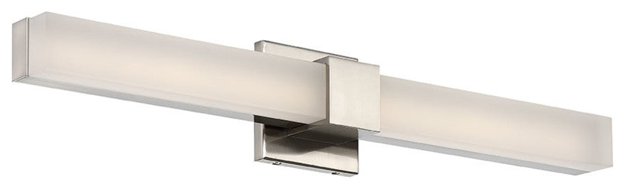 Esprit 26" LED Bathroom Vanity & Wall Light 3000K, Brushed Nickel