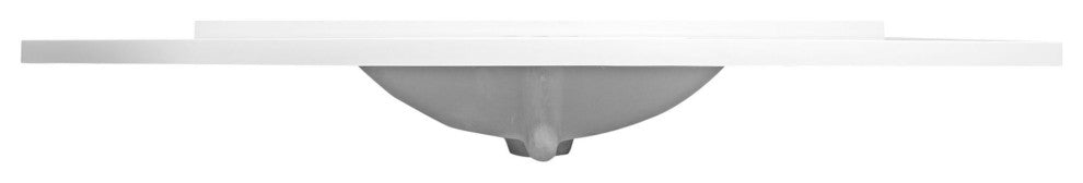 Design House 630244 Camilla 49" Cultured Marble Vanity Top - Solid White