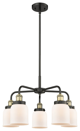 Innovations Cone 5 23" Chandelier Black Antique Brass