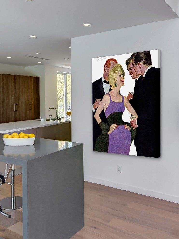 "The Delectable Deceiver" Painting Print on Wrapped Canvas