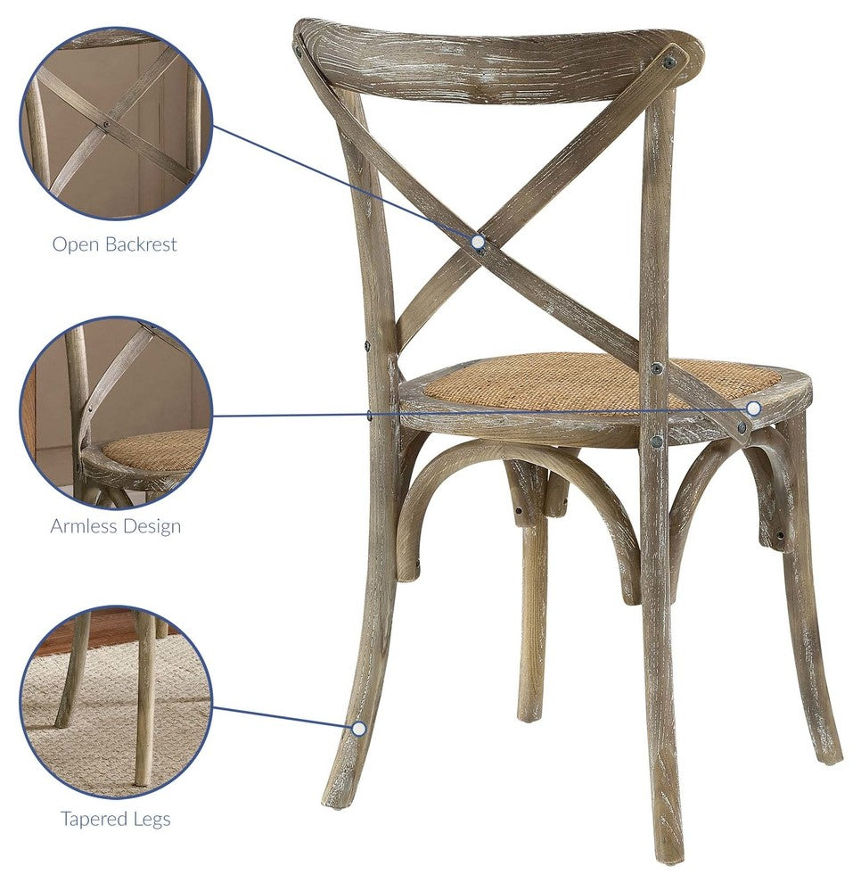 Gear Dining Side Chair EEI-1541-GRY
