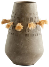 Retting Vase, Taupe Grey, Large