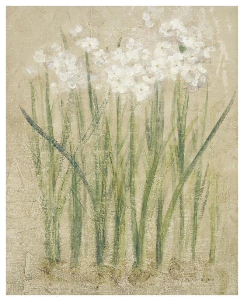 "Narcissus Cool" Digital Paper Print by Cheri Blum, 24"x30"