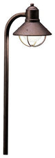 Low Voltage 1 light Path and Spread - 6 inches wide-Olde Brick Finish