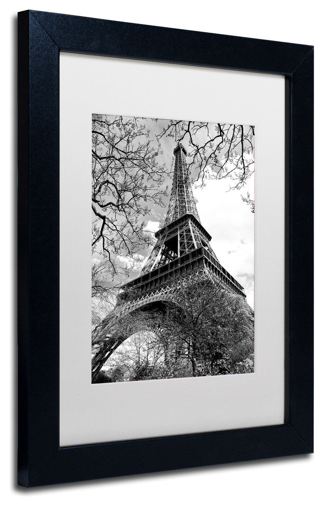 Philippe Hugonnard 'Eiffel Tower 2' Matted Framed Art, 11x14
