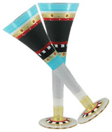 Mosaic Chalk Hollow Flute, Set of 2