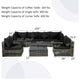 Costway 7PCS Patio Rattan Furniture Set Sectional Sofa Garden Black Cushion