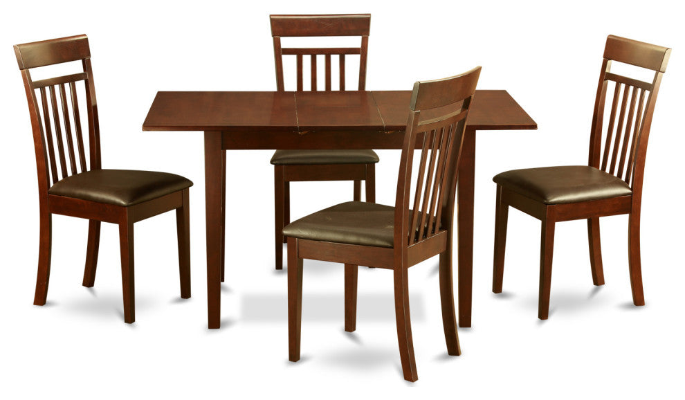 5 Pc Kitchen Table Set Dining Table And 4 Dining Chairs Chairs