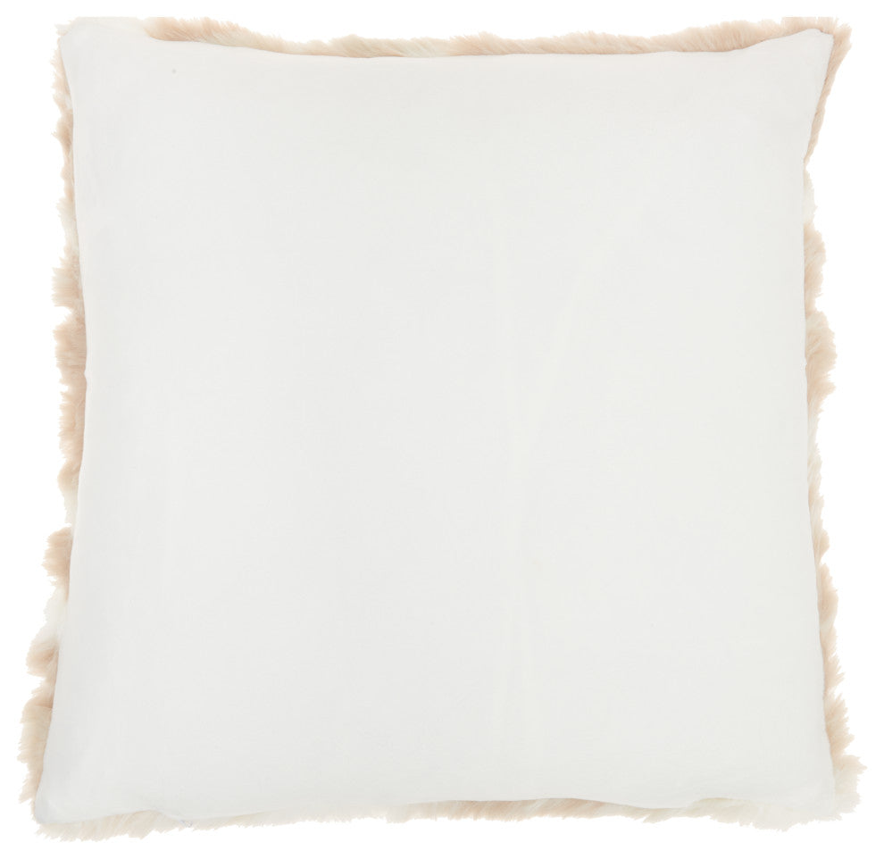 Mina Victory VV017 Throw Pillow, Beige, 20"X20"