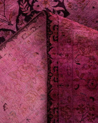 Overdyed, One-of-a-Kind Hand-Knotted Area Rug Pink, 8'2"x10'2"