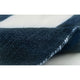 Sorrento Rugby Stripe Indoor/Outdoor Rug, Navy, 8' Square