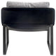 First of A Kind Connor Fabric Club Chair Snowfolds Gray
