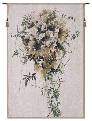 Brides Bouquet Belgian Wall Tapestry