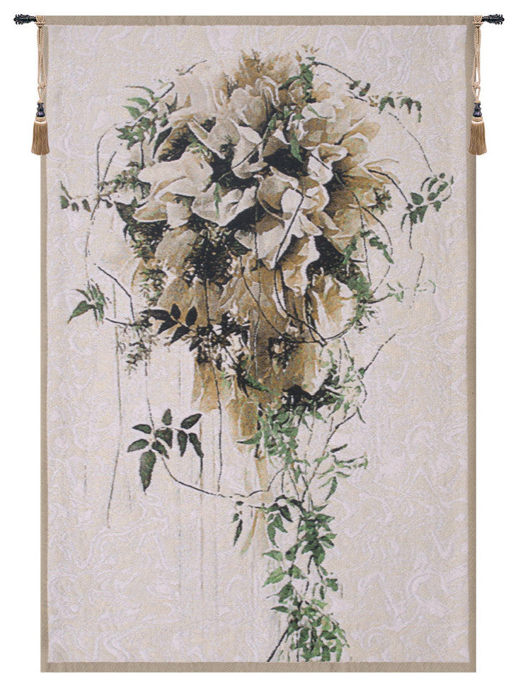 Brides Bouquet Belgian Wall Tapestry